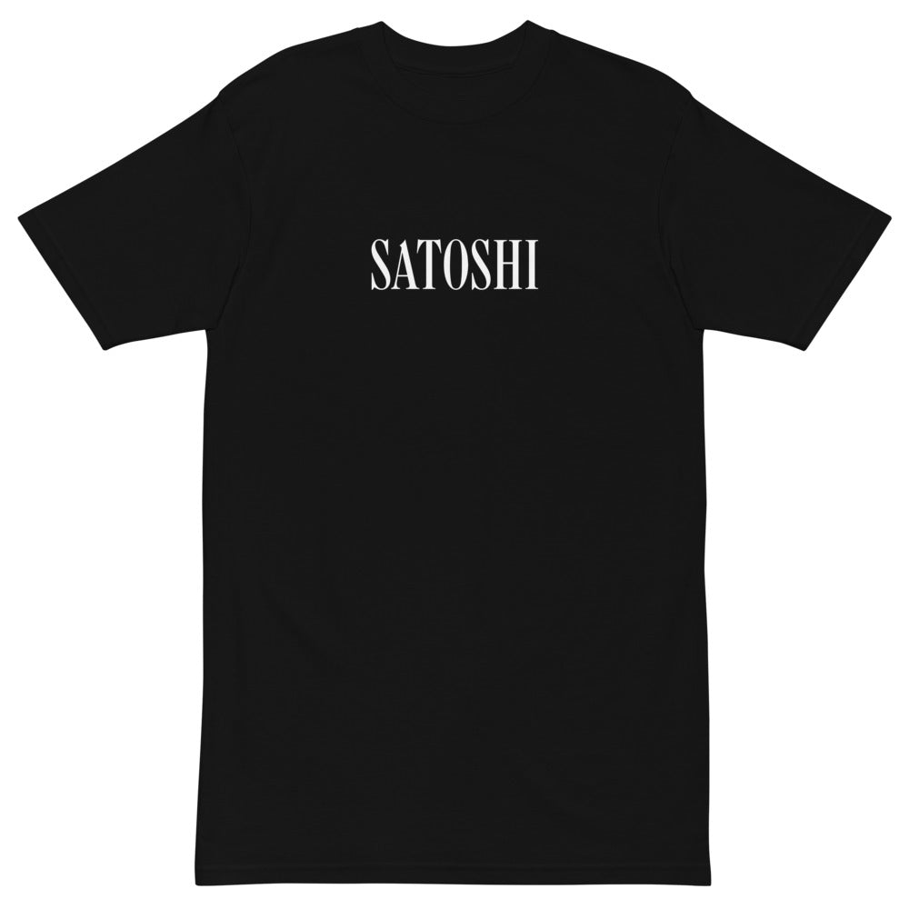 SATOSHI • Men’s premium heavyweight tee